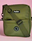 Mini Dog Walking Bag - Khaki Green
