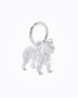 Miniature Schnauzer Silver Dog Charm