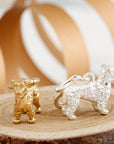 Miniature Schnauzer Silver Dog Charm