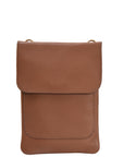 Camel Mini Cross Body Leather Bag Briix Bailey