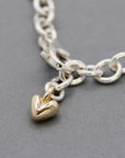 Mini Lifetime Gold Heart Charm Bracelet