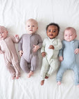 Premium Mint Super Soft 2-Way Zip Sleepsuit for Baby, 6-9 Months, Cozy and Breathable Sleepwear by Flossie & George at brixbailey.com