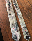 Sage Green Silk Tie, 'Mirage' Men's Luxury Tie in Sage Green