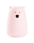 Big Bear Silicone Night Light Pink