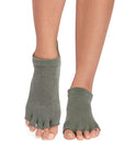 ToeSox Low Rise Half Toe Women's Yoga Grip Socks