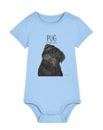 Snorty Potato Baby Bodysuit – For Your Little Pug Lover!