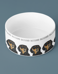 Handcrafted Dachshund Dog Bowl – Stylish Dining for Your Doxie!