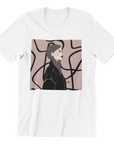 Unisex Organic Cotton T Shirt with Artistic Illustration