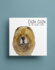 Send Some Floofy Love: Red Chow Chow 'Aloof Floof' Greeting Card