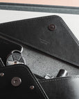 Minimalist Model Leather Clutch – Chic & Versatile by Craftory at brixbailey.com