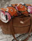 Caramel Mom and Weekender Bag