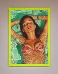 Money Pool Babe Framed Wall Art