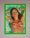 Money Pool Babe Framed Wall Art
