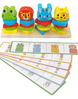 Montessori Animal Puzzle Pyramid for Toddlers