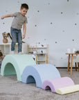 Rainbow Soft Play Set for Indoor Imaginative Adventures