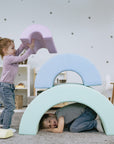 Rainbow Soft Play Set for Indoor Imaginative Adventures