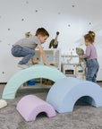 Rainbow Soft Play Set for Indoor Imaginative Adventures