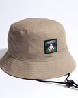 Beige Jungle Print Bucket Hat