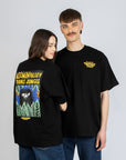 Jungle Black Heavy Cotton T Shirt