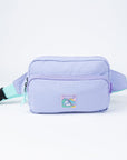 Lilac Retro Style Waist Bag with Moomin Characters