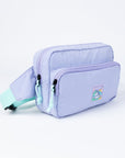 Lilac Retro Style Waist Bag with Moomin Characters