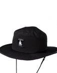 Black Brimmer Hat with Moomintroll Design