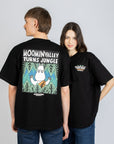 Moomintroll Jungle Unisex Black T Shirt