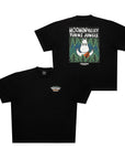 Moomintroll Jungle Unisex Black T Shirt