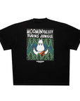 Moomintroll Jungle Unisex Black T Shirt