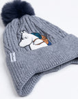 Moomintroll Winter Beanie for Kids in Grey