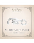 Mortar Board Personalised Silver Charm Bracelet
