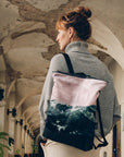 Blue Mountains Velvet Backpack