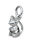 Mouse Silver Charm