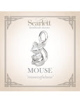 Mouse Silver Charm