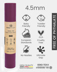 Yoga Studio Oeko-Tex Sticky Yoga Mat 4.5mm