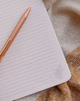 A5 Handmade Notebook with Mushroom & Fern Design