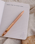 A6 Handmade Notebook with Mushroom & Fern Design