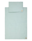 Mint Muslin Baby Blanket and Pillow Set