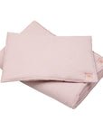 Muslin Baby Blanket and Pillow Set in Baby Pink