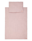Muslin Baby Blanket and Pillow Set in Baby Pink