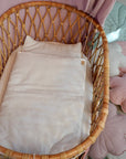 Cream Muslin Baby Blanket and Pillow Set