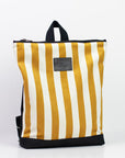 Striped Mustard Kids Backpack – Stylish & Durable for Adventures by Muni at www.brixbailey.com