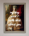My Dog And I Framed Poster