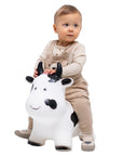 White Cow Bouncer Toy for Active Toddlers
