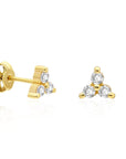 Dainty Trila Diamond Studs Earrings