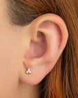 Dainty Trila Diamond Studs Earrings