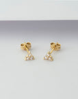 Dainty Trila Diamond Studs Earrings