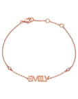 Name Block Lettering Bracelet