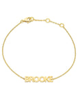 Name Block Lettering Bracelet