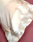 Tropical Silk Pillowcase in hand painted 'Eden' print, Oxford Pillowcase